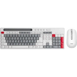 Marvo WS009 Ασύρματο Σετ Gaming Πληκτρολόγιο White