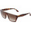 Victoria Beckham VB683S 12215 Ανδρικά Γυαλιά Ηλίου Μάσκα Κοκάλινα Καφέ με Καφέ Φακό