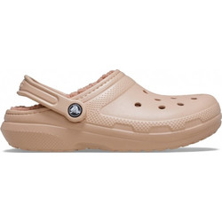 Crocs Classic Lined Clog Μπεζ 203591-7AF