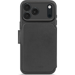 Decoded Leather Detachable Wallet Black (iPhone 17 Pro Max)