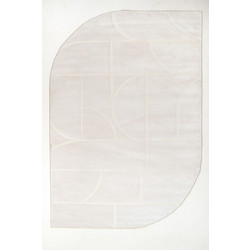 Ezzo Forma Χαλί 133x190cm E460A1W Cream