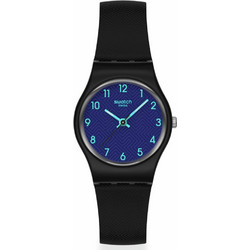 Swatch Grace in Time Γυναικείο Ρολόι με Μαύρο Καουτσούκ Λουράκι LB188