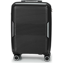 David Jones BA-8005 Βαλίτσα Καμπίνας 55x35x20cm με 4 Ρόδες Μαύρη