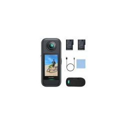 AKASO 360 Standard Combo Action Camera 5.3K 360° Υποβρύχια με WiFi και Οθόνη 2.29" Μαύρη
