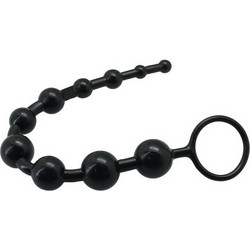 Toyz4lovers Timeless Jelly Long Πρωκτικές Μπίλιες 31cm Μαύρες