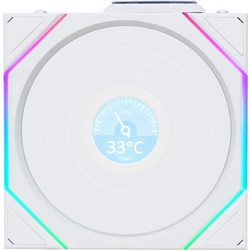 Lian Li Uni Fan TL120 LCD Wireless Case Fan 120mm ARGB με Σύνδεση 4-Pin PWM 9-Pin (USB 2.0)