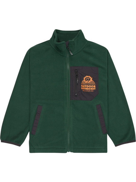 Quiksilver Παιδική Ζακέτα Fleece με Φερμουάρ Πράσινη EQKPF03013-TKR