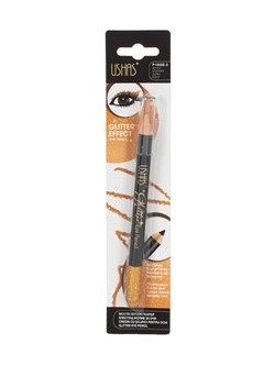 Ushas Cosmetics Glitter Χρυσό Μολύβι Ματιών Αδιάβροχο 3gr