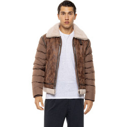 Biston Ανδρικό Μπουφάν Χειμωνιάτικο Puffer Καφέ 54-201-048