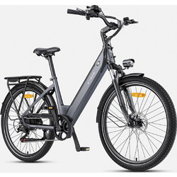 Engwe P275 SE P275SE Ηλεκτρικό Ποδήλατο Πόλης 37.5" 250W με 7 Ταχύτητες και Δισκόφρενα Γκρι