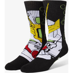 Huf Gundam Wing Ανδρικές Κάλτσες Ψηλές με Σχέδια Μαύρες SK00843