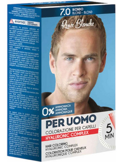 Renee Blanche Per Uomo 7.0 Ξανθό Φυσικό Ανδρική Μόνιμη Βαφή Μαλλιών Xωρίς Αμμωνία 40ml