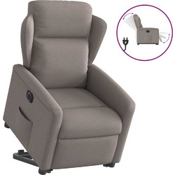 vidaXL Πολυθρόνα Relax με Υποπόδιο Ανακλινόμενη Καφέ 3303161