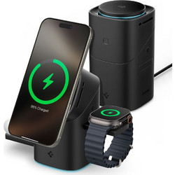Spigen EF223MS 3in1 Ασύρματος Φορτιστής Qi2 Pad 15W