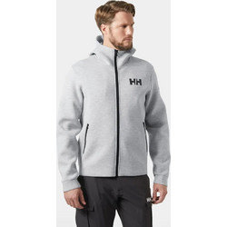 Helly Hansen Ανδρική Ζακέτα Fleece με Κουκούλα και Φερμουάρ Γκρι 34264-949