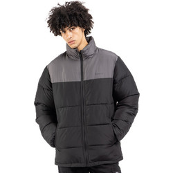 District75 Ανδρικό Μπουφάν Χειμωνιάτικο Puffer Γκρι 225MJA-622-071