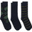 Gant Tem Argyle Ανδρικές Κάλτσες Ψηλές με Σχέδια Navy Μπλε 3Pack 3G9960334-410