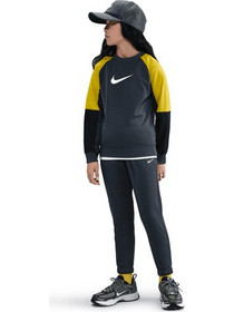 Nike Dri-Fit Παιδικό Σετ Φόρμας Κίτρινο Ανθρακί HQ9317-060