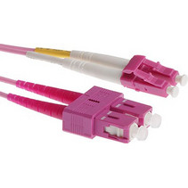 Masterlan SC/UPC-LC/UPC Καλώδιο Οπτικής Ίνας 3m Grey LCupc/SCupc-DMM.50/125-01