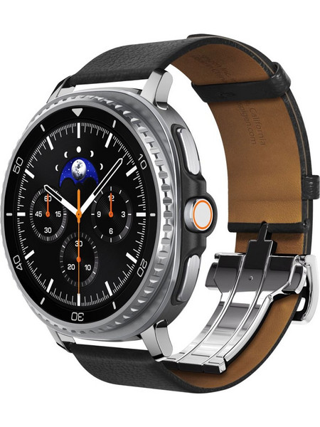 Spigen Enzo Λουράκι Δερμάτινο Black (Samsung Galaxy Watch 8 / Watch 8 Classic)