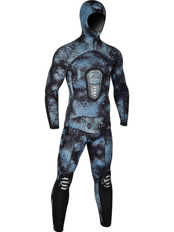C4 Camo Skin Ocean Ολόσωμη Στολή Κατάδυσης Ξυρισμένη με Επιστήθιο για Ψαροντούφεκο 3mm