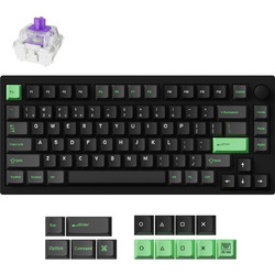 Lemokey P1 HE QMK Ασύρματο Μηχανικό Gaming Πληκτρολόγιο TenKeyLess με Gateron Double-Rail Magnetic Nebula Διακόπτες RGB Black