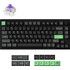Lemokey P1 HE QMK Ασύρματο Μηχανικό Gaming Πληκτρολόγιο TenKeyLess με Gateron Double-Rail Magnetic Nebula Διακόπτες RGB Black
