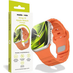 Mobile Origin III Λουράκι Σιλικόνης Orange (Apple Watch 42 / 44 / 45 / 46 / 49mm)