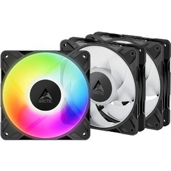 Arctic P12 Pro Reverse Case Fan 120mm ARGB με Σύνδεση 3-Pin 4-Pin PWM 3τμχ Black