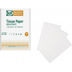 Bournas Medicals SoftCare Alfa-Alfa Χαρτοβάμβακας 40x60cm Λευκότητας 86% Διπλωμένος 1kg