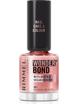 Rimmel Wonder'Bond 001 No Muss No Fuss Gloss Βερνίκι Νυχιών 12ml