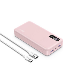 Ugreen PB312 Power Bank 20000mAh 60W με 2 Θύρες USB-A & Θύρα USB-C Quick Charge 3.0 & Power Delivery Pink