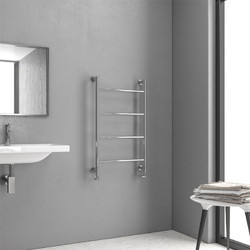 Karag Design 6 Πετσετοκρεμάστρα Μπάνιου Καλοριφέρ 900x560mm 193kcal/h Ασημί
