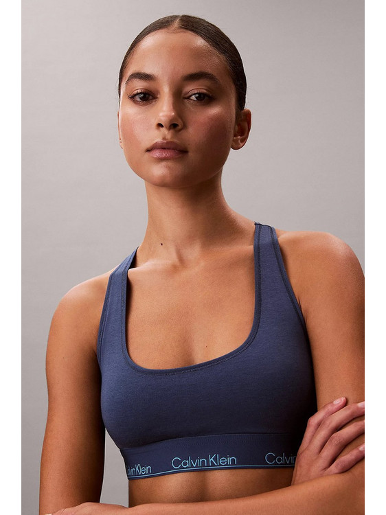 Calvin Klein Μπουστάκι χωρίς Μπανέλα Navy Μπλε LV00QF8493-CEC