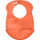 Tommee Tippee Roll n' Go Αδιάβροχη Σαλιάρα Σιλικόνης με Κουμπί & Τσέπη 6m+ Πορτοκαλί