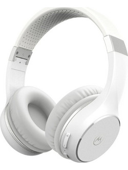 Motorola XT220 Ενσύρματα & Ασύρματα Bluetooth Ακουστικά Over Ear Λευκά