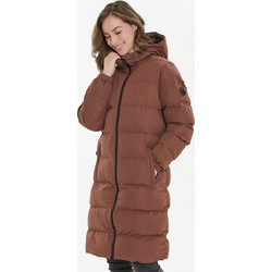 Whistler Abella Γυναικείο Μπουφάν Χειμωνιάτικο Puffer Μακρύ Καφέ W213136