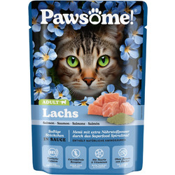 Pawsome Adult with Salmon in Sause 3x85gr