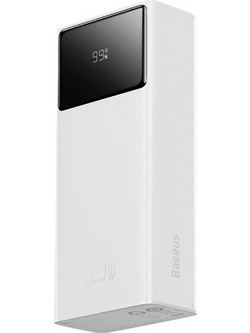 Baseus Enerfill FP41 Power Bank 30000mAh 22.5W με Θύρα USB-A & Θύρα USB-C Quick Charge 3.0 & Power Delivery White