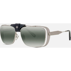 Vuarnet VU40031UY 0216C Ανδρικά Γυαλιά Ηλίου Aviator Μεταλλικά Ασημί με Μαύρο Φακό