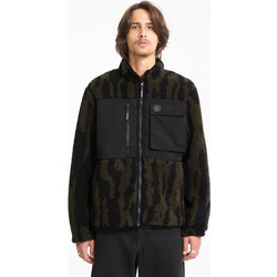 Volcom Ανδρική Ζακέτα Fleece με Φερμουάρ Καφέ A4842300-SLE