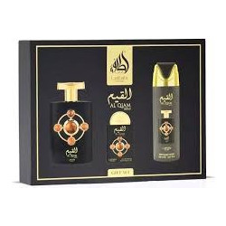 Lattafa Al Qiam Gold Eau de Parfum 100ml + 20ml + Deodorant Spray 200ml