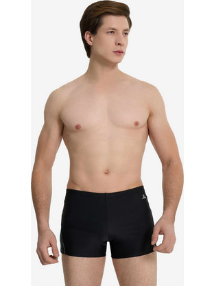 Joss Αθλητικό Ανδρικό Μαγιό Boxer με Σχέδια Μαύρο 130182-BU