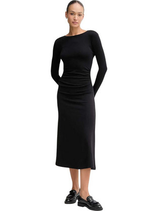 Pepe Jeans Bibiera Midi Καθημερινό Φόρεμα Μαύρο PL9537717-999