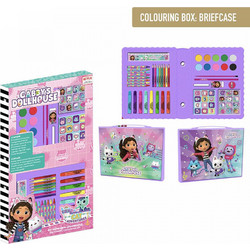 Cerda Gabby's Dollhouse Σετ Ζωγραφικής με Βαλιτσάκι 43τμχ
