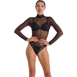 Milena By Paris Sexy Κορμάκι String See Through Μαύρο 2511