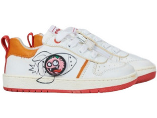 GBB Παιδικά Sneakers Λευκά Πορτοκαλί AJ302-19-C-ECH