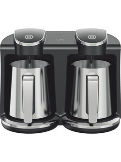 Life Kafenedaki 221-0500 Μηχανή Ελληνικού Καφέ 1300W 500ml Μαύρη