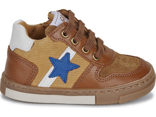 GBB Παιδικά Sneakers Μποτάκια Μπεζ AM655-44