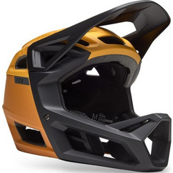 Fox Proframe Frequency Κράνος Ποδηλάτου Βουνού / Downhill / BMX / Dirt Full Face MIPS Χρυσό Μαύρο